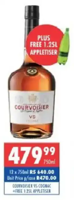 Ultra Liquors Courvoisier vs cognac offer