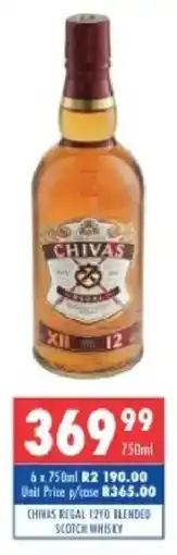 Ultra Liquors Chivas regal 12yo blended scotch whisky offer
