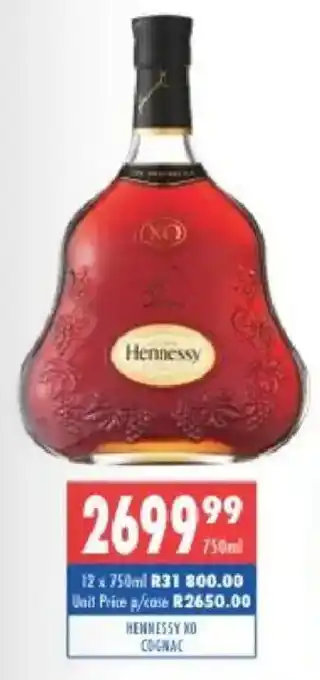 Ultra Liquors Hennessy xo cognac offer