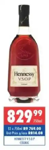 Ultra Liquors Hennessy v.s.o.p cognac offer