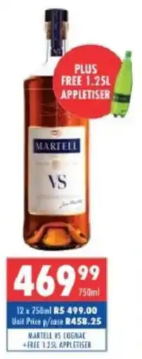 Ultra Liquors Martell vs cognac offer