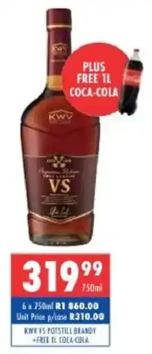 Ultra Liquors Kwv vs potstill brandy offer