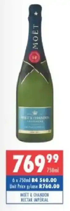 Ultra Liquors Moet & chandon nectar imperial offer