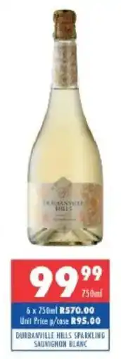 Ultra Liquors Durbanville hills sparkling sauvignon blanc offer