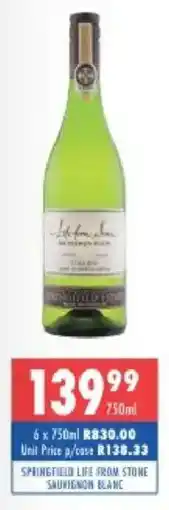 Ultra Liquors Springfield life from stone sauvignon blanc offer