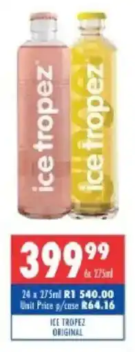 Ultra Liquors Ice tropez original offer