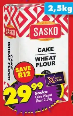 Shoprite Sasko Cake Wheat Flour offer