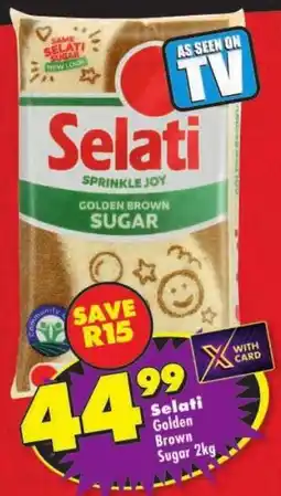 Shoprite Selati Golden Brown Sugar offer
