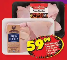 Shoprite Farmbest/ County Fair Fresh Chicken Braai Pack offer