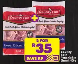 Shoprite County Fair Frozen Chicken Gizzards offer