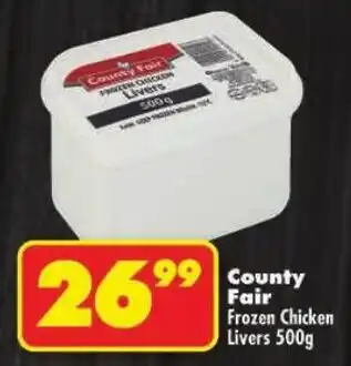 Shoprite County Fair Frozen Chicken Livers offer
