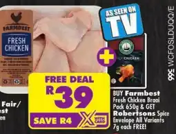 Shoprite Farmbest Fresh Chicken Braai Pack offer
