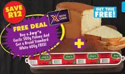 Shoprite Joy's Garlic Polony offer