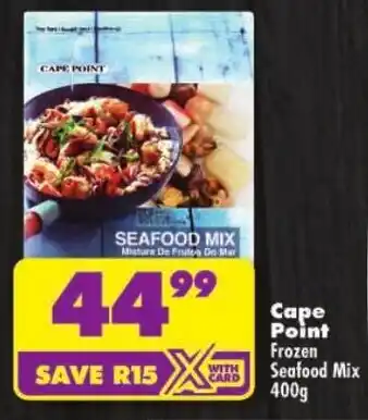 Shoprite Cape Point Frozen Seafood Mix offer