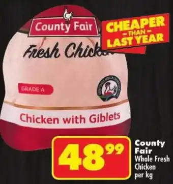 Shoprite County Fair Whole Fresh Chicken offer
