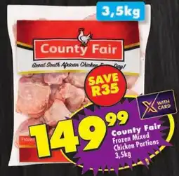 Shoprite County Fair Frozen Mixed Chicken Portions offer
