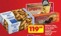 Shoprite Mama's Pies Frozen Sausage Rolls/ Pies All Variants/ Today Frozen Beef Sausage Rolls offer