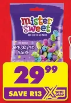 Shoprite Mister Sweet Speckled Eggs All Variants offer