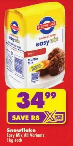 Shoprite Snowflake Easy Mix All Variants offer