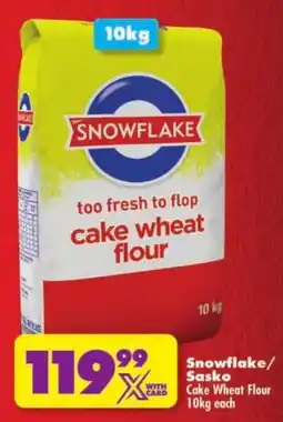 Shoprite Snowflake/ Sasko Cake Wheat Flour offer