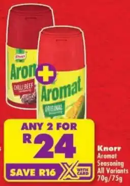 Shoprite Knorr Aromat Seasoning All Variants offer