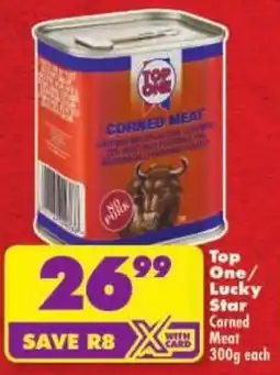 Shoprite Top One/ Lucky Star Corned Meat offer