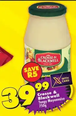 Shoprite Crosse & Blackwell Tangy Mayonnaise offer