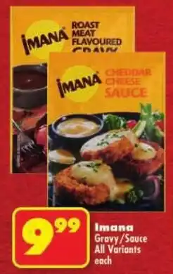 Shoprite Imana Gravy/ Sauce All Variants offer