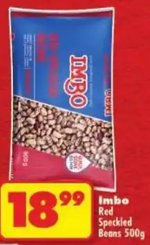 Shoprite Imbo Red Speckled Beans offer