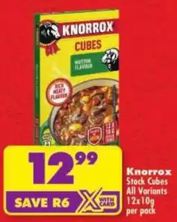 Shoprite Knorrox Stock Cubes All Variants offer