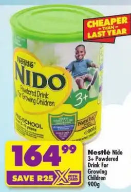 Shoprite Nestlé Nido 3+ Powdered Drink For Growing Children offer