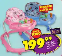 Shoprite Jolly Tots Basic Walker All Variants offer