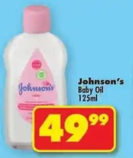 Shoprite Johnson's Baby Oil offer