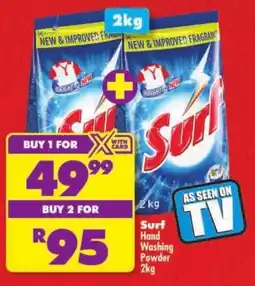 Shoprite Surf Hand Washing Powder offer