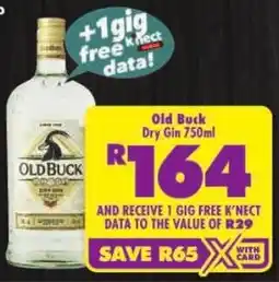 Shoprite Old Buck Dry Gin offer