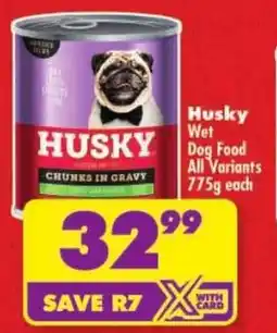 Shoprite Husky Wet Dog Food All Variants offer