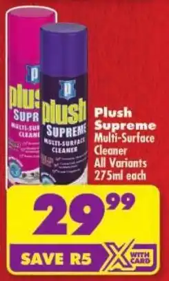 Shoprite Plush Supreme Multi-Surface Cleaner All Variants offer