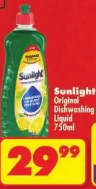Shoprite Sunlight Original Dishwashing Liquid offer