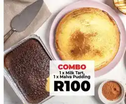 Food Lover's Market Milk Tart and Malva Pudding offer