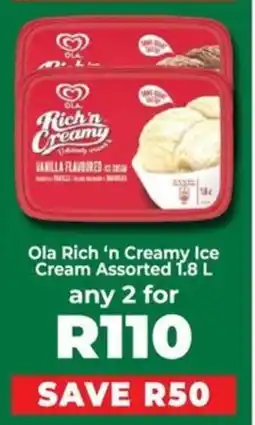Food Lover's Market Ola Rich 'n Creamy Ice Cream Assorted offer