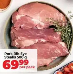 Food Lover's Market Pork Rib Eye Steaks offer