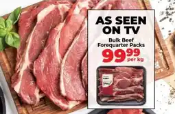 Food Lover's Market Bulk Beef Forequarter Packs offer