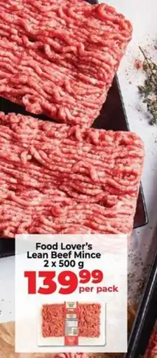 Food Lover's Market Food Lover's Lean Beef Mince offer