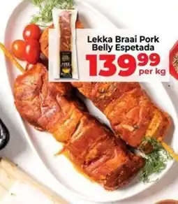 Food Lover's Market Lekka Braai Pork Belly Espetada offer
