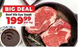 Food Lover's Market Beef Rib Eye Steak offer