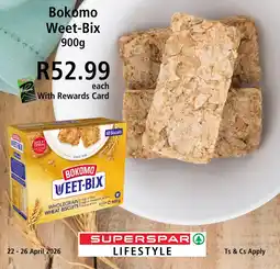 SuperSpar Bokomo Weet-Bix offer