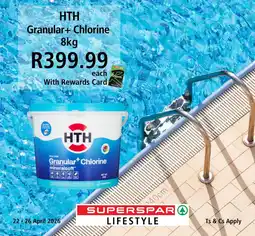 SuperSpar HTH Granular+ Chlorine offer