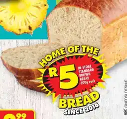 Shoprite In-Store Standard Brown Bread offer