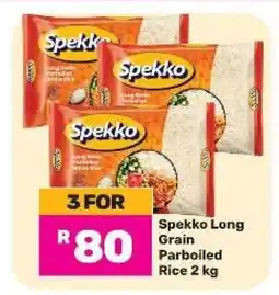 Game Spekko Long Grain Parboiled Rice 2 kg offer