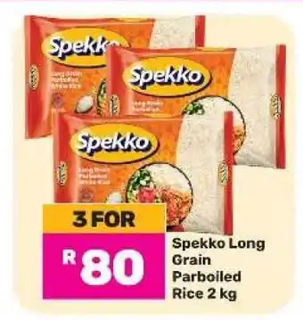 Game Spekko Long Grain Parboiled Rice 2 kg offer